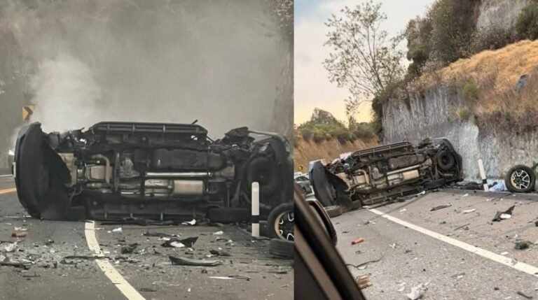 Tragedia en la autopista Toluca: fallece el hijo del director de BBVA