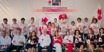 Inicia colecta 2026 de la Cruz Roja Mexicana en Cancún