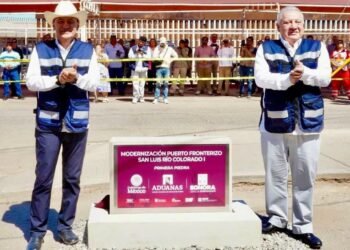 FRONTERA NORTE: Encabeza Rafael Marín modernización de aduana estratégica en Sonora