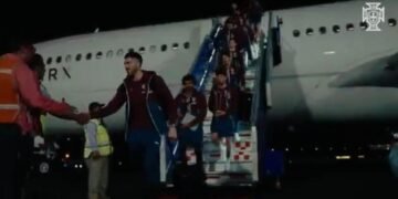 Arriba selección de Portugal a la Riviera Maya previo a duelo contra México