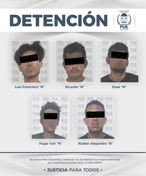 Detienen a 7 personas tras cateos en Playa del Carmen y Cancún 3 WhatsApp Image 2026 03 27 at 12.59.54 PM 2