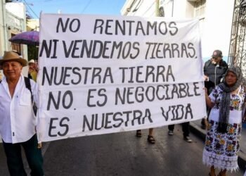 MARCHAN EN MÉRIDA: Comunidades mayas exigen alto al despojo de tierras