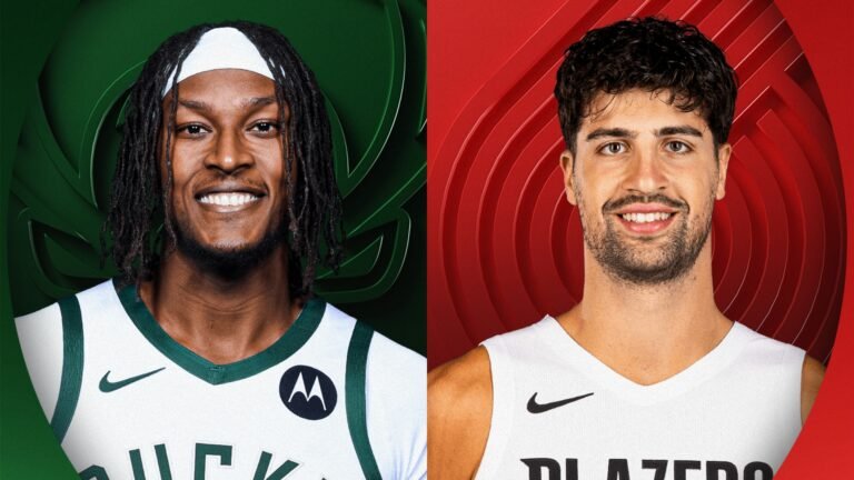 Dónde ver Milwaukee Bucks vs. Portland Trail Blazers: Duelo de Transición en el Moda Center
