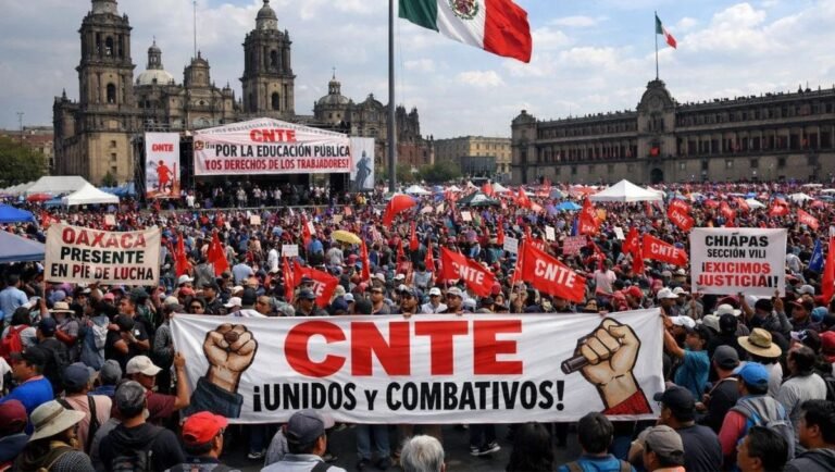 Canaco advierte pérdidas económicas críticas ante paro nacional de la CNTE en la CDMX