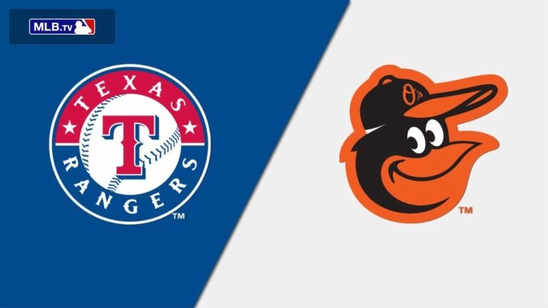 Dónde ver Texas Rangers vs. Baltimore Orioles: Duelo de Poder en Camden Yards