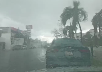 «NORTE» POR FRENTE FRÍO 41: Activa sur de QR operativo por lluvias, viento y oleaje