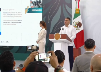 Destaca Harfuch más de 3 mil detenidos en QR y caída de 79% en homicidios (VIDEO) 1 Destaca Harfuch más de 3 mil detenidos en QR y caída de 79% en homicidios (VIDEO)