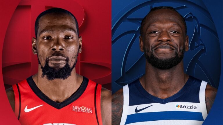 Dónde ver Houston Rockets vs. Minnesota Timberwolves: Choque de Titanes en el Target Center