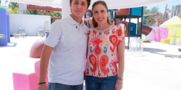 Supervisa Atenea Gómez avance de parque y domo en colonia Electricistas