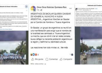XENOFOBIA Y ODIO: Divulgan “fake news” contra comunidad argentina en Bacalar.