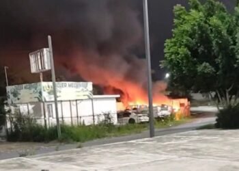 Bloqueos y vandalismo en Reynosa tras captura de presunto líder criminal