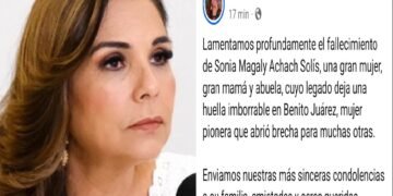 Lamenta Mara fallecimiento de Magaly Achach