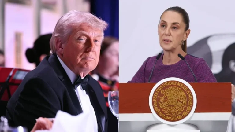 Claudia Sheinbaum condena violencia tras incidente de seguridad en evento de Donald Trump