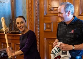 Claudia Sheinbaum consolida agenda deportiva con Grandes Ligas en Palacio Nacional