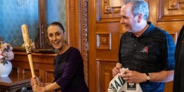 Claudia Sheinbaum consolida agenda deportiva con Grandes Ligas en Palacio Nacional