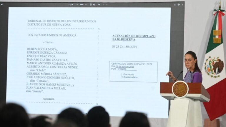 Claudia Sheinbaum respalda a Rocha Moya frente a cargos por narcotráfico