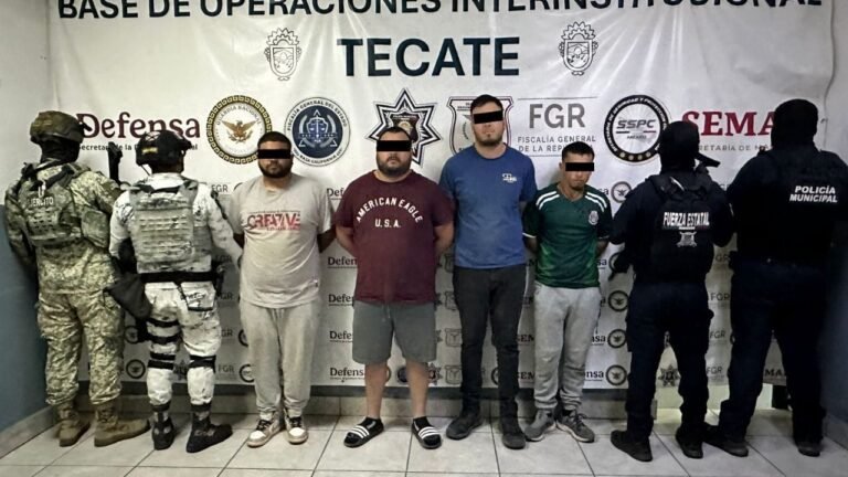 Desarticulan célula del CJNG en Tecate con la detención de "El Salo"