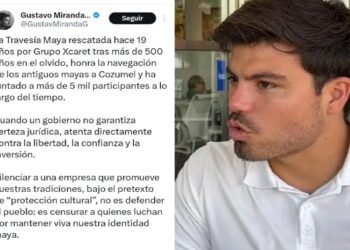 Critica Gustavo Miranda lucha legal contra Xcaret
