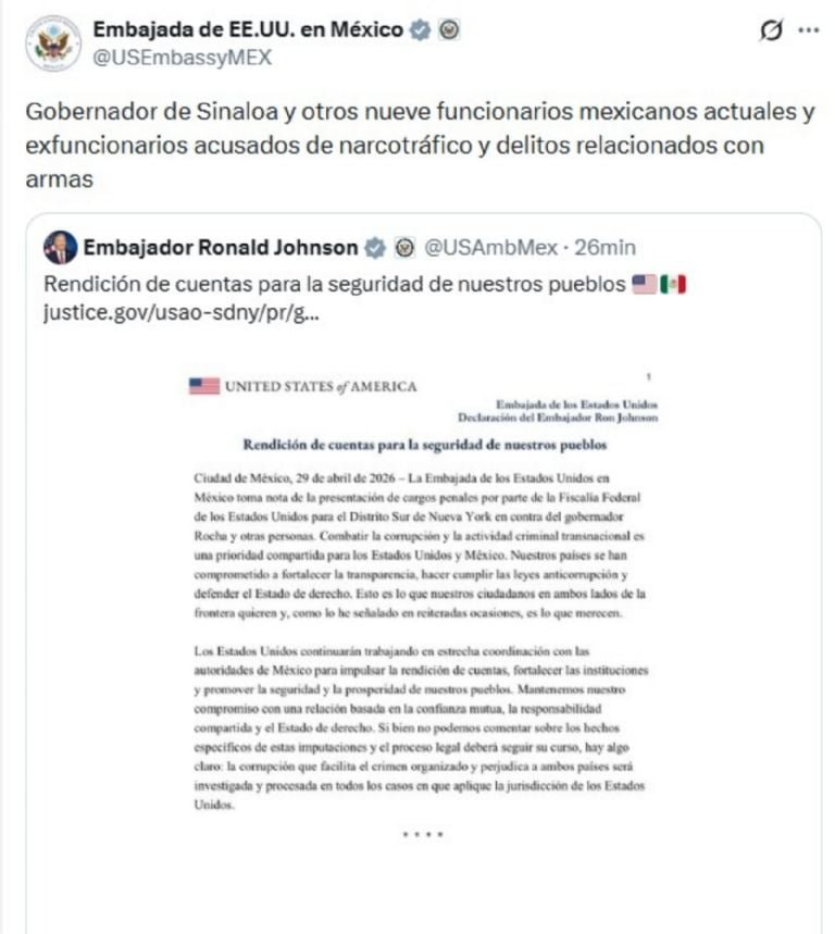 Implicados en la estructura de proteccion a Los Chapitos