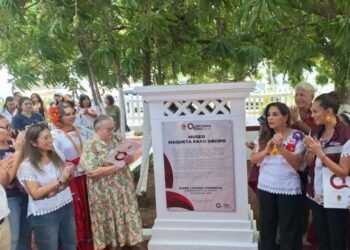 Reinauguran emblemática Maqueta de Payo Obispo en Chetumal