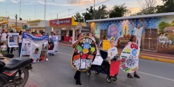 MARCHA EN FCP: Se suma QR al Frente de Unificación Nacional de Madres Buscadoras