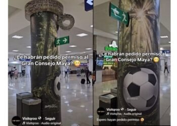 CASO XCARET: Se burla empresa de tours de mayas en el AIC