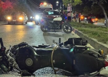 Fallece motociclista tras derrapar en el Arco Vial de Cancún