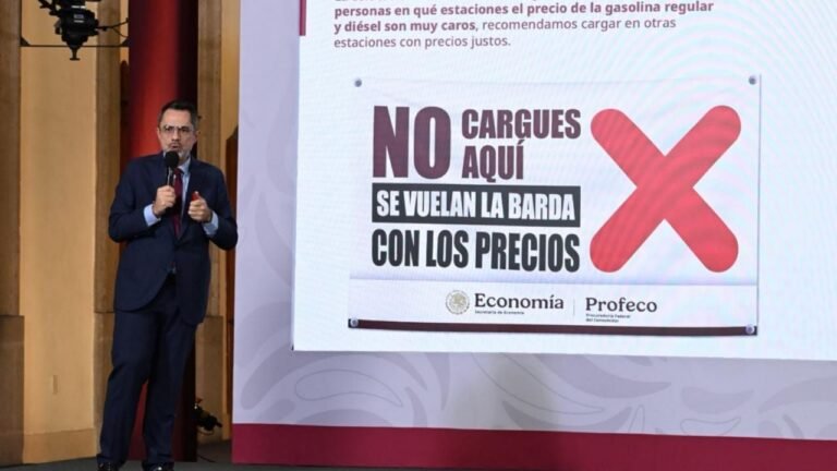 Sheinbaum interviene precios de combustibles y alimentos para frenar inflación