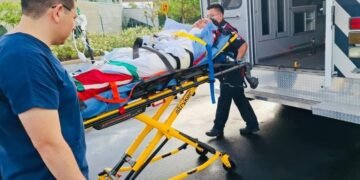 Trasladan vía aérea a joven con quemaduras graves desde QR a la CDMX