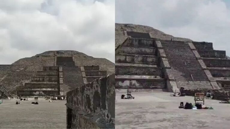 Tiroteo sacude Teotihuacán tras ataque desde la Pirámide de la Luna