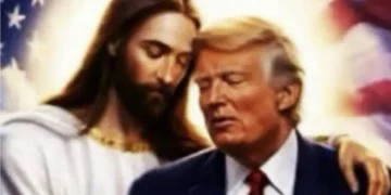 Trump refuerza su retórica religiosa mediante el uso de inteligencia artificial