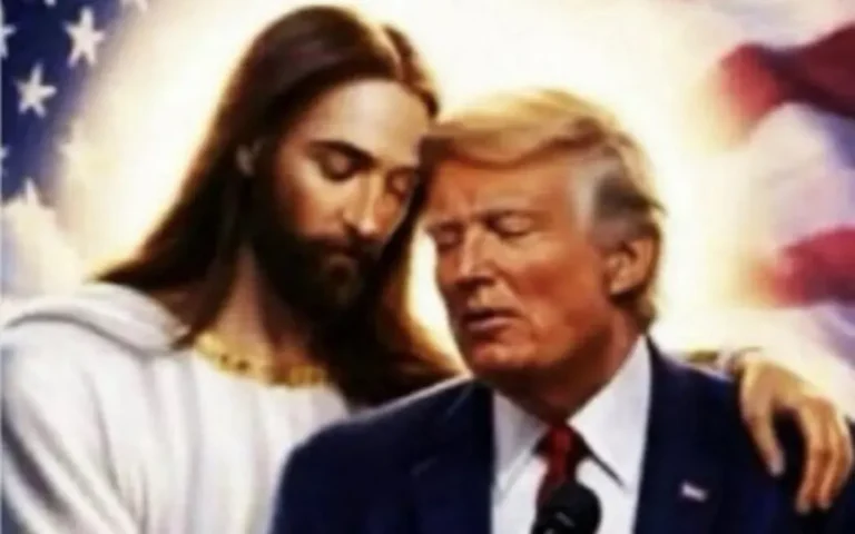 Trump refuerza su retórica religiosa mediante el uso de inteligencia artificial