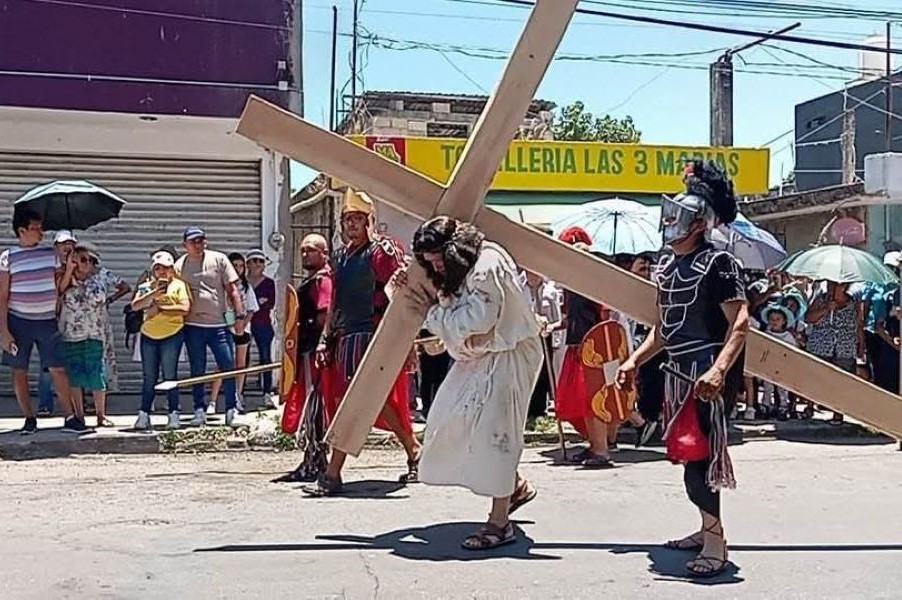 Se preparan católicos para conmemorar el viacrucis | Caribe Peninsular