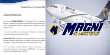 “PROBLEMAS LOGÍSTICOS”: Suspende Magnicharters vuelos por dos semanas