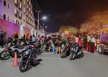 OPERATIVO EN RODADA: Detienen a más de 100 personas y aseguran decenas de motos