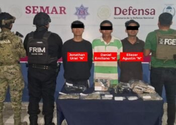 Reporta FGE capturan de tres presuntos integrantes de grupo dedicado a robos en Cancún