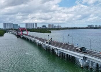 Prevén inaugurar Puente Nichupté el 1 o 2 de mayo con visita de Sheinbaum