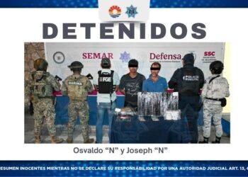 Detienen a dos con droga en la SM. 24; los investigan por robos a viviendas