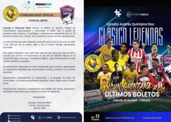Reprograman partido de leyendas América vs Chivas en Cancún