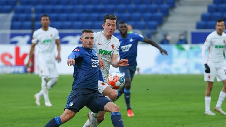 Dónde ver TSG Hoffenheim proyectar victoria ante FC Augsburg este 10 de abril en la Bundesliga