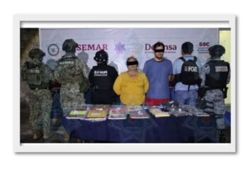 Detienen a dos con más de 200 dosis de droga durante operativo en Cancún