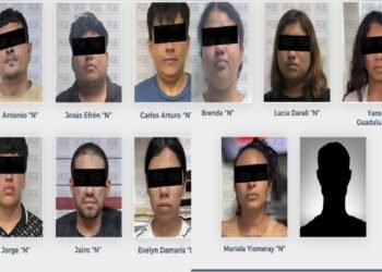 GOLPE AL NARCOMENUDEO: Captura FGE a 11 personas con armas largas y droga en Cancún