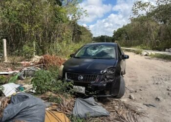 ABANDONADO EN R-214: Hallan auto involucrado en fatal accidente