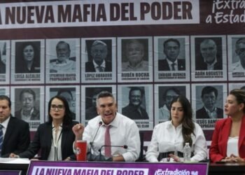 Alito Moreno exige sanción de terrorismo para Morena ante Estados Unidos
