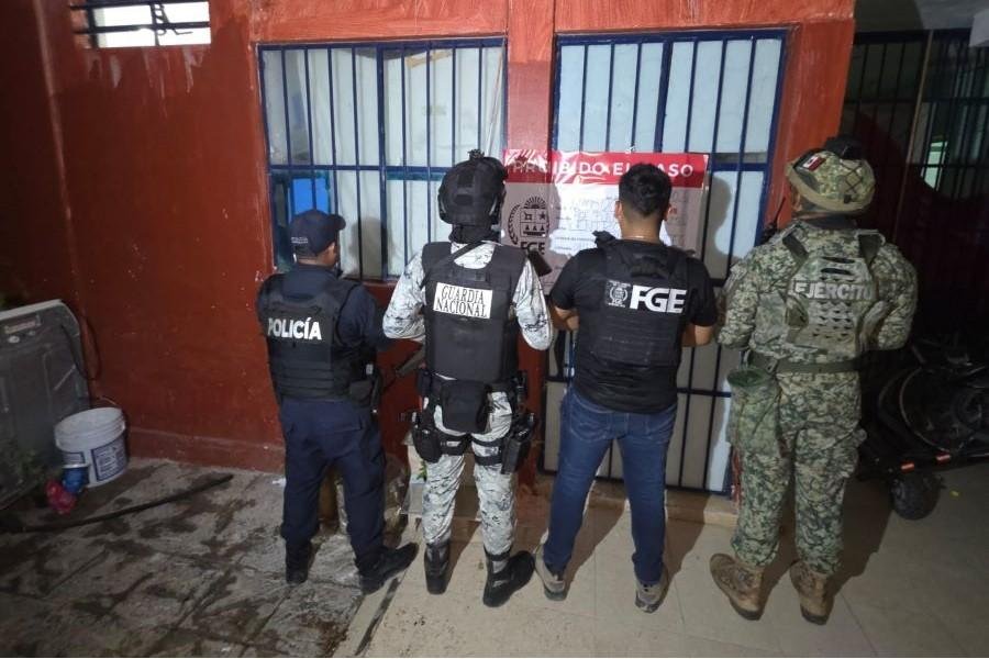 NARCOMENUDEO: Detienen a 5 personas en cateo en Playa del Carmen 1 CATEO2 1
