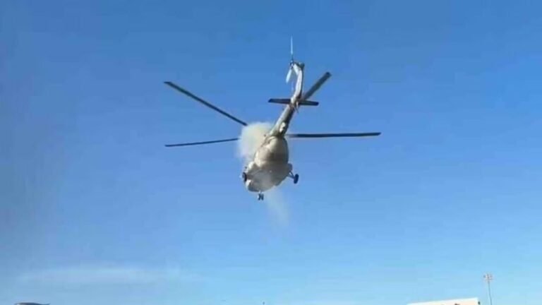 Helicóptero de la Marina sortea falla crítica tras aterrizaje forzoso en Mazatlán