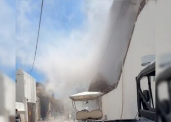 Sofocan incendio en hotel Cabañas Coconut en Holbox