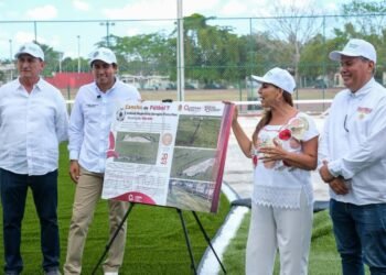 MUNDIAL SOCIAL 2026: Supervisa Mara avance de obras deportivas en Bacalar