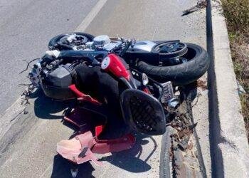 HUYE EL RESPONSABLE: Muere motociclista arrollado en carretera 307