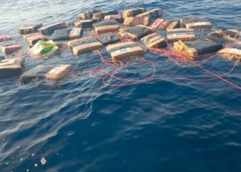 Marina intercepta cargamento de cocaína en el Golfo de Tehuantepec